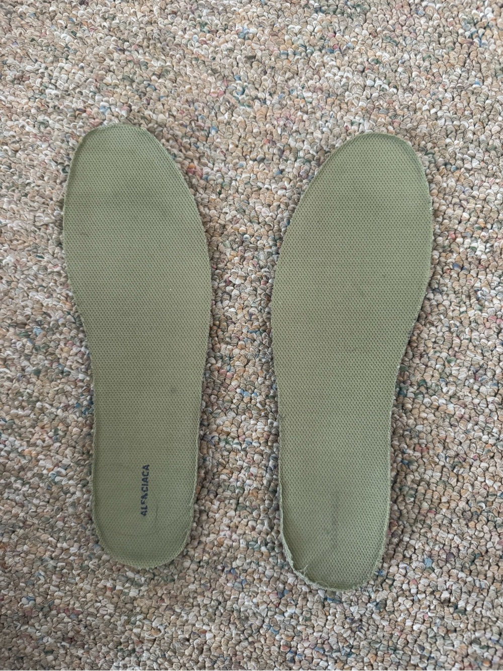 Balenciaga Men's Green & Blue Track Sneakers - Picture 8 of 12